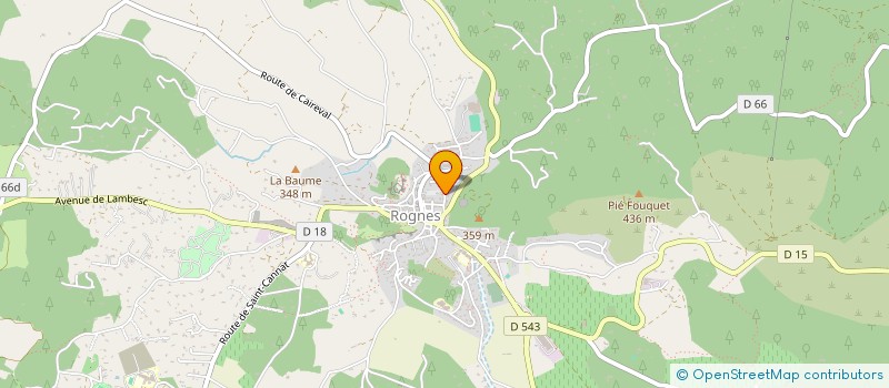 localisation de l'entreprise MADAME LAURIE-ANNE PINNA  ROGNES