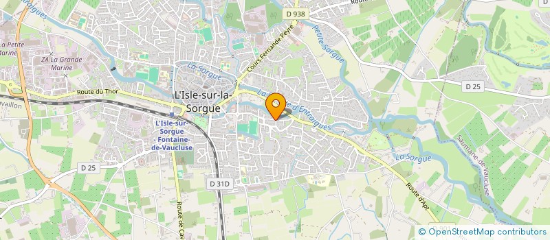 localisation de l'entreprise MADAME LAURIE ARBOUX à L'ISLE-SUR-LA-SORGUE