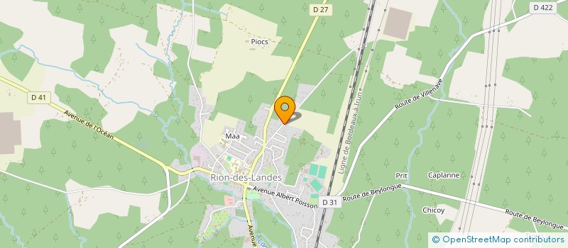 localisation de l'entreprise MADAME LAURIE ARROYO à RION-DES-LANDES