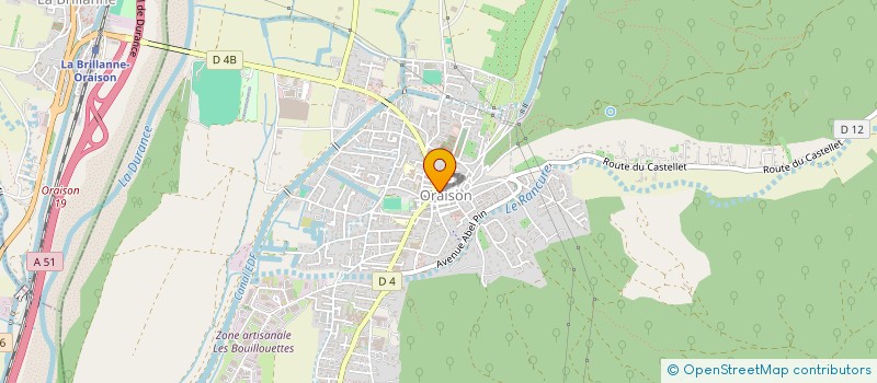 localisation de l'entreprise MADAME LAURIE AUREILLE  ORAISON