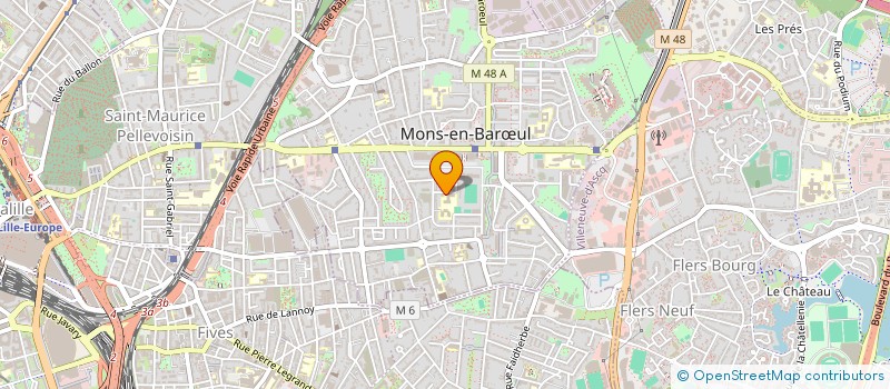 localisation de l'entreprise MADAME LAURIE BALCANS à MONS-EN-BARŒUL
