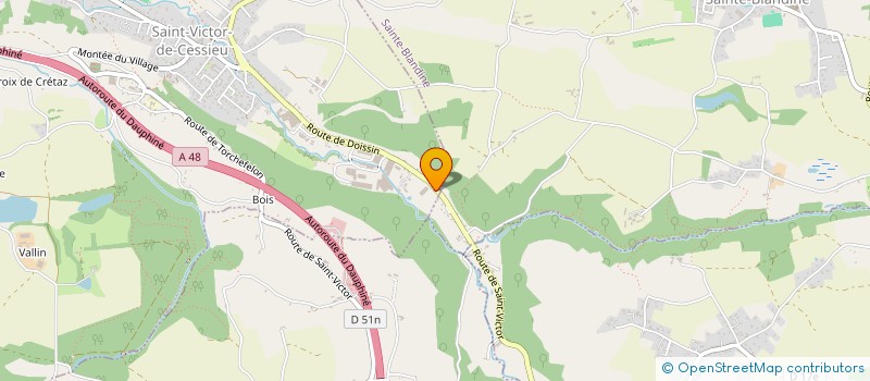 localisation de l'entreprise MADAME LAURIE BARAO  SAINT-VICTOR-DE-CESSIEU