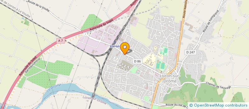 localisation de l'entreprise MADAME LAURIE BARRIOS  LIVRON-SUR-DROME