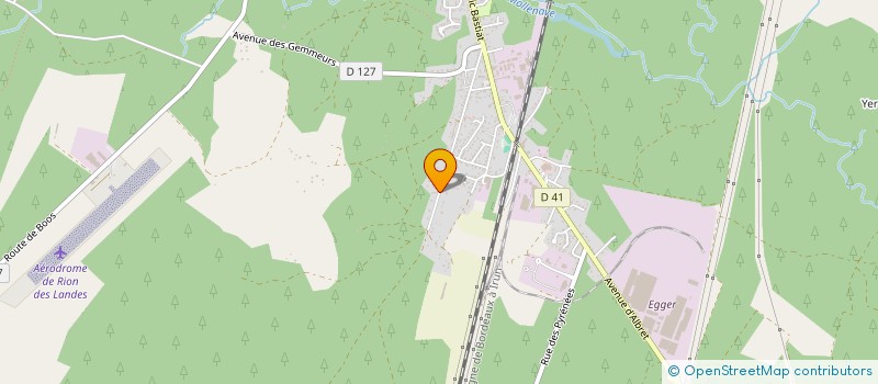 localisation de l'entreprise MADAME LAURIE BATISTA  RION-DES-LANDES