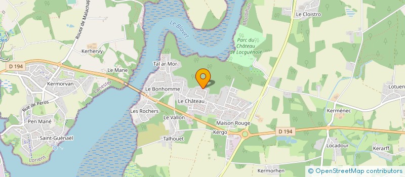 localisation de l'entreprise MADAME LAURIE BAUDET  SIX-FOURS-LES-PLAGES