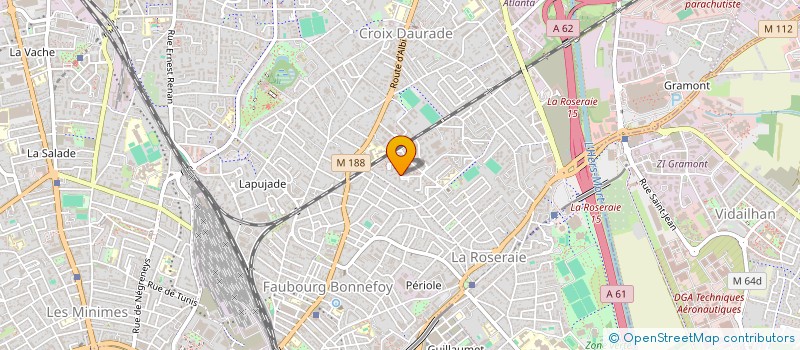 localisation de l'entreprise MADAME LAURIE BEAUDET  TOULOUSE