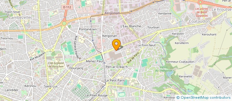 localisation de l'entreprise MADAME LAURIE BENETON à BREST