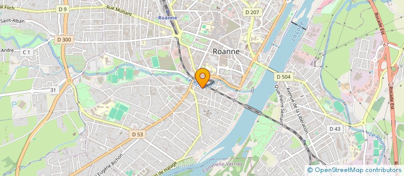 localisation de l'entreprise MADAME LAURIE BENOIT à ROANNE