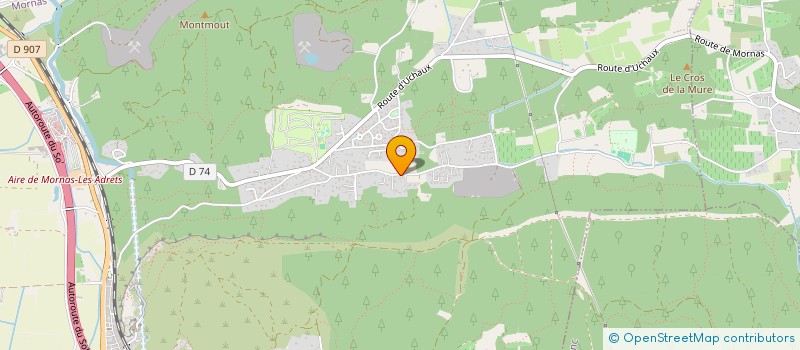 localisation de l'entreprise MADAME LAURIE BERBIGIER  MORNAS