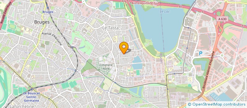 localisation de l'entreprise MADAME LAURIE BERMUDEZ-FERNANDEZ  BRUGES