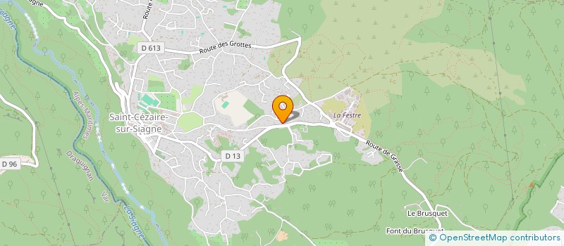localisation de l'entreprise MADAME LAURIE BERNARD à SAINT-CEZAIRE-SUR-SIAGNE