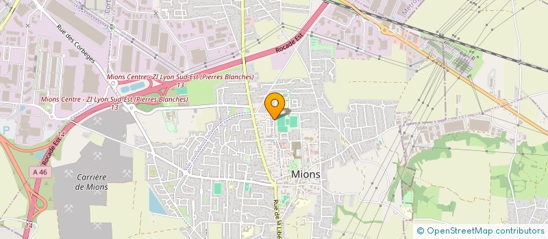 localisation de l'entreprise MADAME LAURIE BERNARD  MIONS