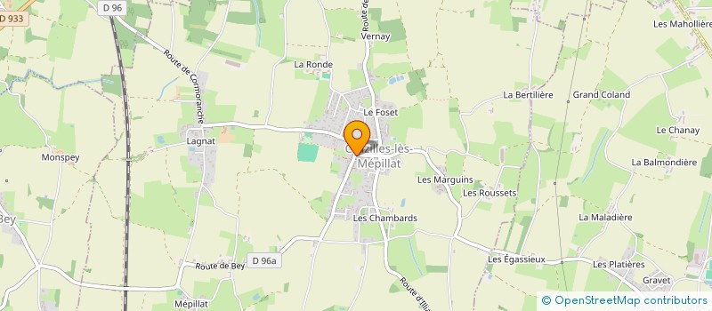 localisation de l'entreprise MADAME LAURIE BOBILLET  SAINT-JEAN-SUR-VEYLE