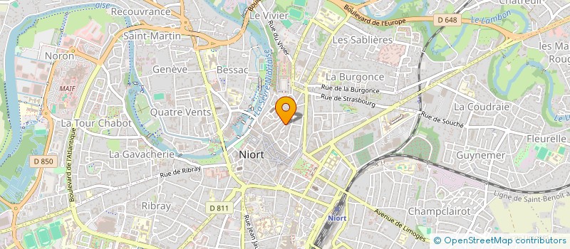 localisation de l'entreprise MADAME LAURIE BODARD à NIORT