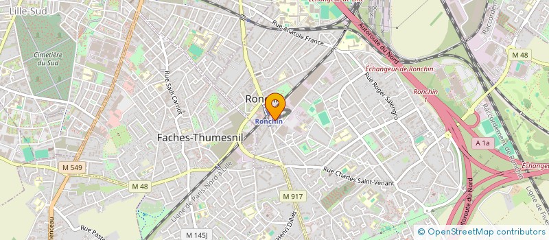 localisation de l'entreprise MADAME LAURIE BOEYKENS  RONCHIN