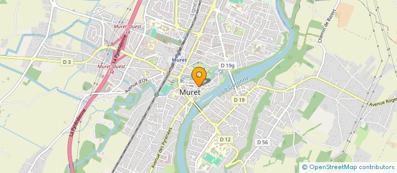 localisation de l'entreprise MADAME LAURIE BOITEL  MURET