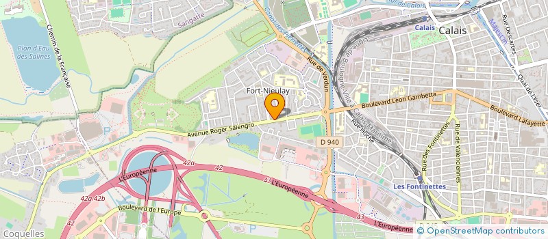 localisation de l'entreprise MADAME LAURIE BOLLINI  CALAIS