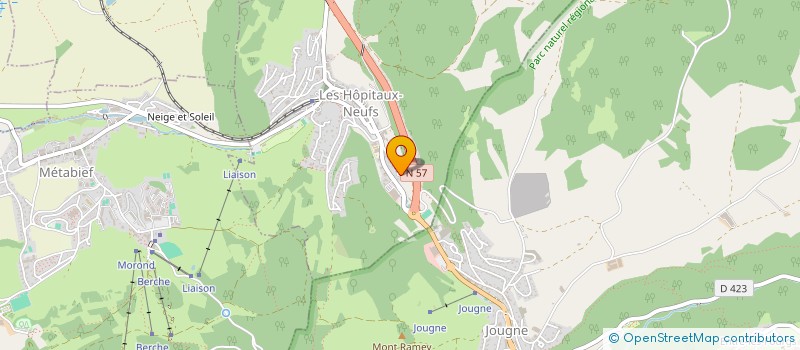 localisation de l'entreprise MADAME LAURIE BONILLA  LES HOPITAUX-NEUFS