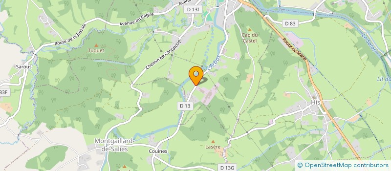 localisation de l'entreprise MADAME LAURIE BONZOM  MANE