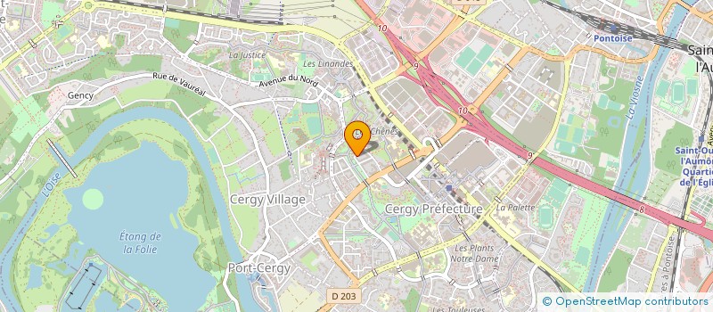 localisation de l'entreprise MADAME LAURIE BOTTE  CERGY