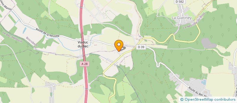 localisation de l'entreprise MADAME LAURIE BOUE  CALLEVILLE