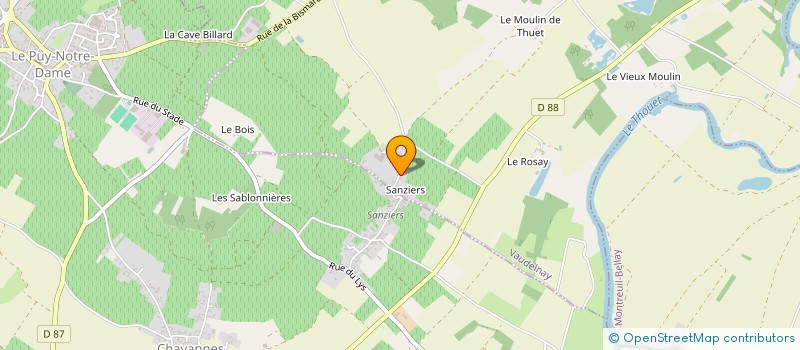 localisation de l'entreprise MADAME LAURIE BOULLARD  VAUDELNAY