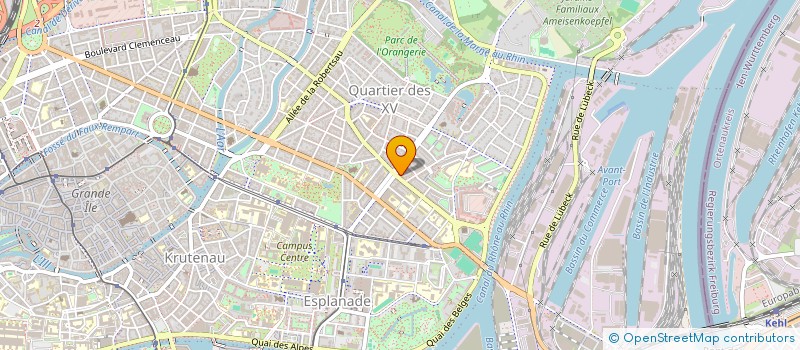localisation de l'entreprise MADAME LAURIE BRANDSTAEDT à STRASBOURG