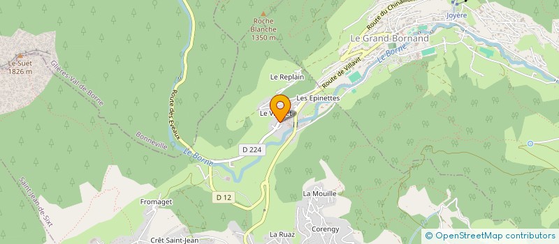 localisation de l'entreprise MADAME LAURIE BRESSON  SAINT-JEAN-DE-SIXT