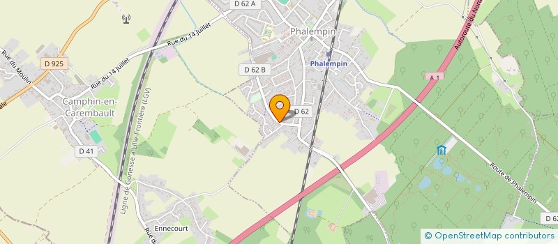 localisation de l'entreprise MADAME LAURIE BROCHARD  CAMPHIN-EN-CAREMBAULT