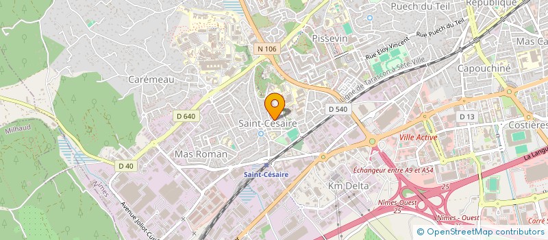 localisation de l'entreprise MADAME LAURIE BRUGUIER  NIMES