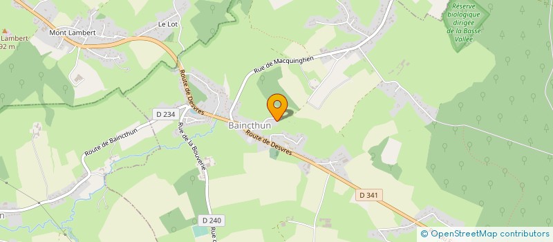 localisation de l'entreprise MADAME LAURIE CADIEU  BAINCTHUN