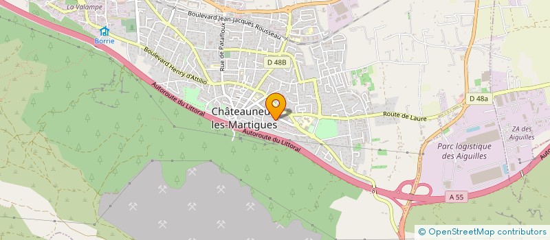localisation de l'entreprise MADAME LAURIE CALCEI à CHATEAUNEUF-LES-MARTIGUES