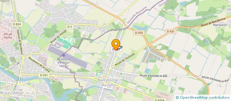 localisation de l'entreprise MADAME LAURIE CAMIADE  BARCELONNE-DU-GERS