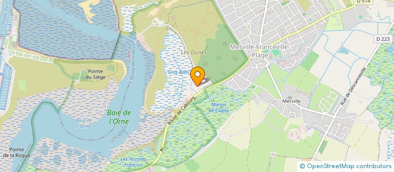 localisation de l'entreprise MADAME LAURIE CANITROT  MERVILLE-FRANCEVILLE-PLAGE