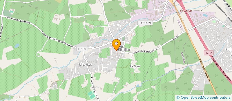 localisation de l'entreprise MADAME LAURIE CAPDEVILLE  MARTILLAC