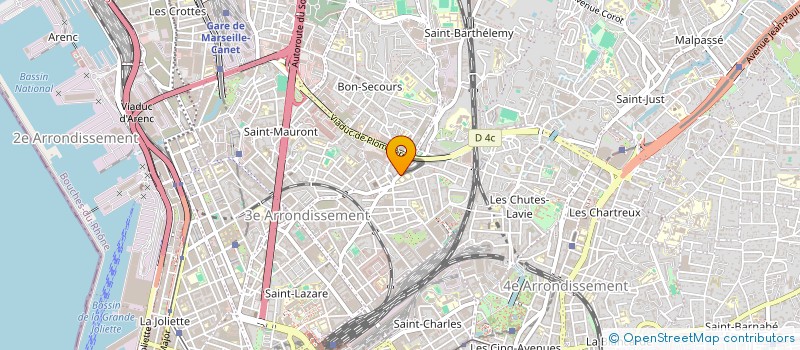 localisation de l'entreprise MADAME LAURIE CASSAGNE-AGUILA à MARSEILLE