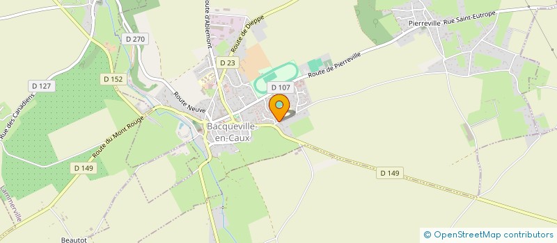 localisation de l'entreprise MADAME LAURIE CHEDRU  BACQUEVILLE-EN-CAUX