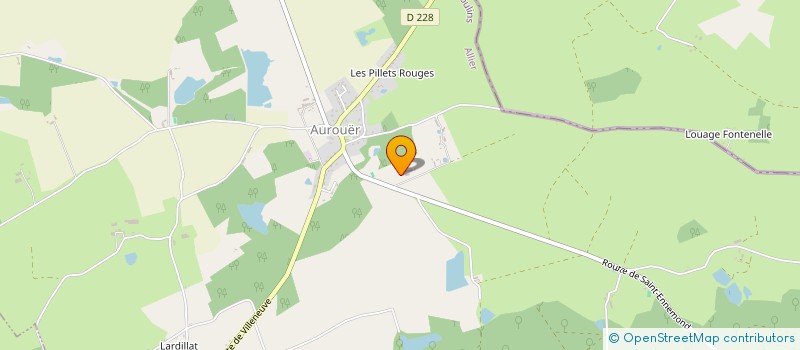 localisation de l'entreprise MADAME LAURIE CHENIER à AUBIGNY