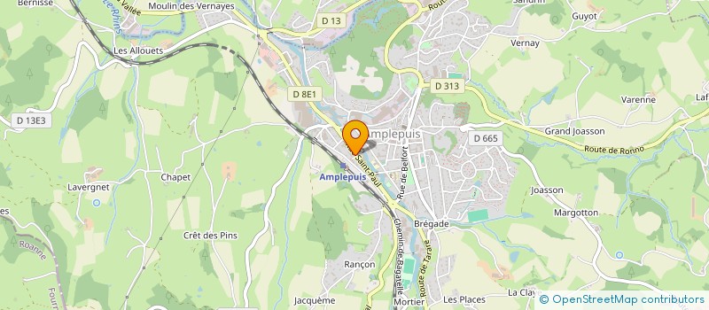 localisation de l'entreprise MADAME LAURIE CHERBUT  AMPLEPUIS