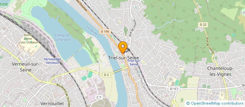 localisation de l'entreprise MADAME LAURIE CHESNAIS à TRIEL-SUR-SEINE