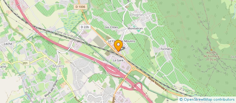 localisation de l'entreprise MADAME LAURIE CIAMBRONE-GIRARD  CHIGNIN