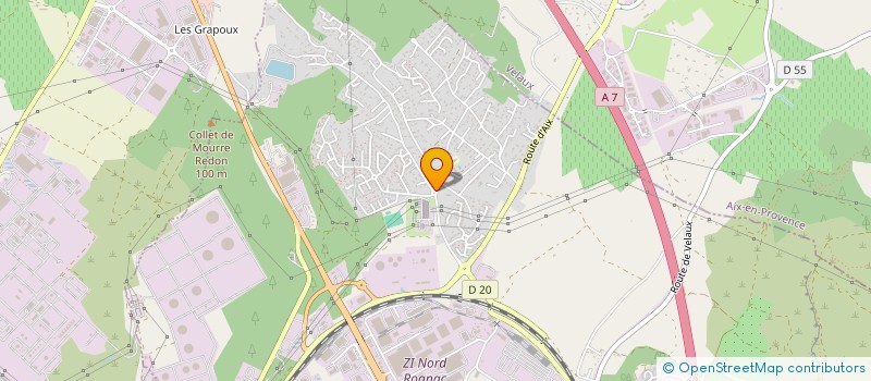 localisation de l'entreprise MADAME LAURIE CICIRELLO  ROGNAC