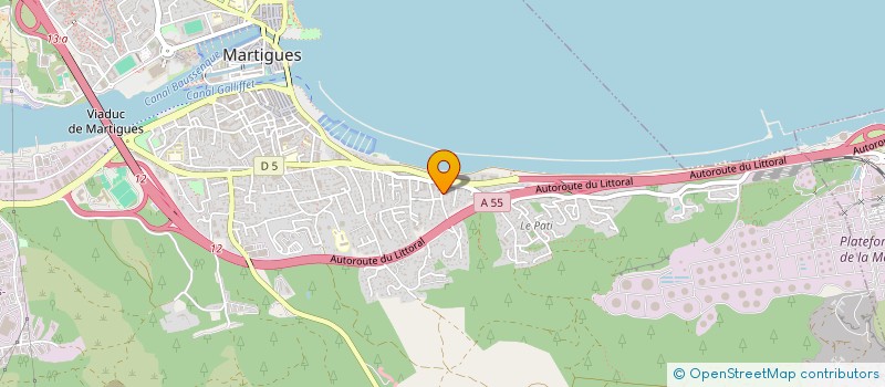 localisation de l'entreprise MADAME LAURIE CLODOMIR  MARTIGUES