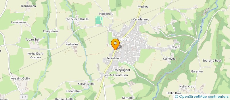 localisation de l'entreprise MADAME LAURIE CLUZEAU  GUICLAN