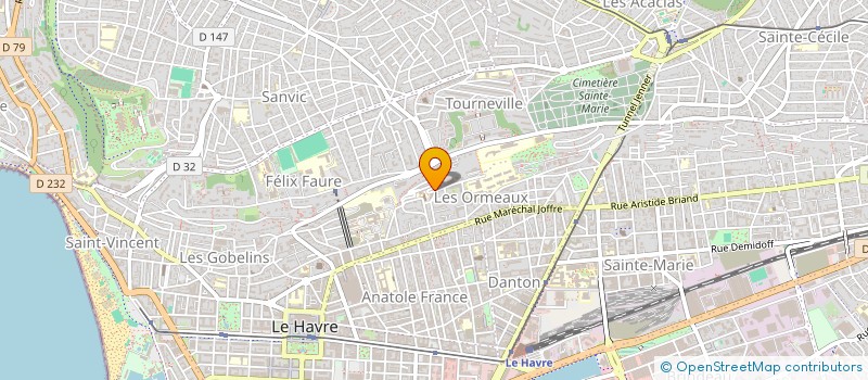 localisation de l'entreprise MADAME LAURIE COGNARD à LE HAVRE