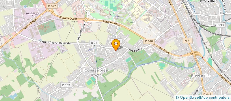 localisation de l'entreprise MADAME LAURIE COLAS  ROSIERES-PRES-TROYES