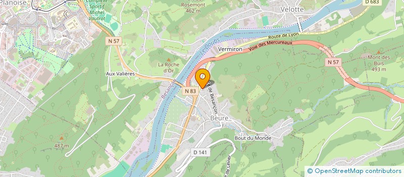 localisation de l'entreprise MADAME LAURIE CORDIER  BEURE