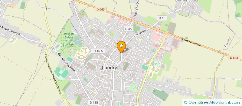 localisation de l'entreprise MADAME LAURIE COUSSEMENT  CAUDRY