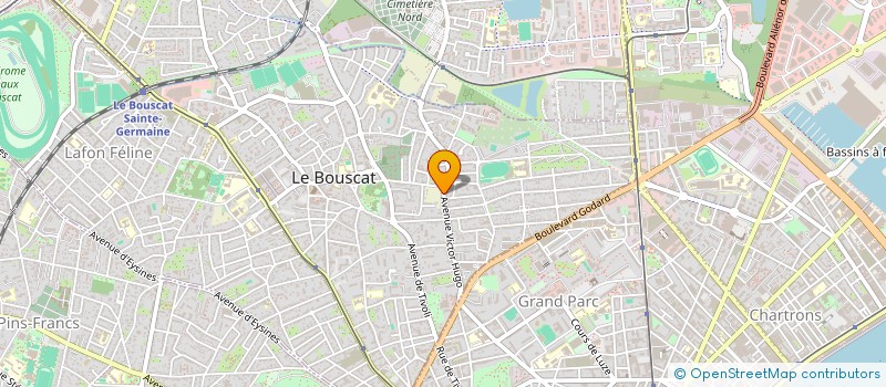 localisation de l'entreprise MADAME LAURIE CRABOS à LE BOUSCAT