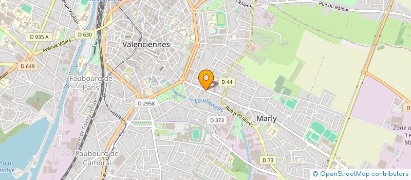 localisation de l'entreprise MADAME LAURIE CROUHY à VALENCIENNES
